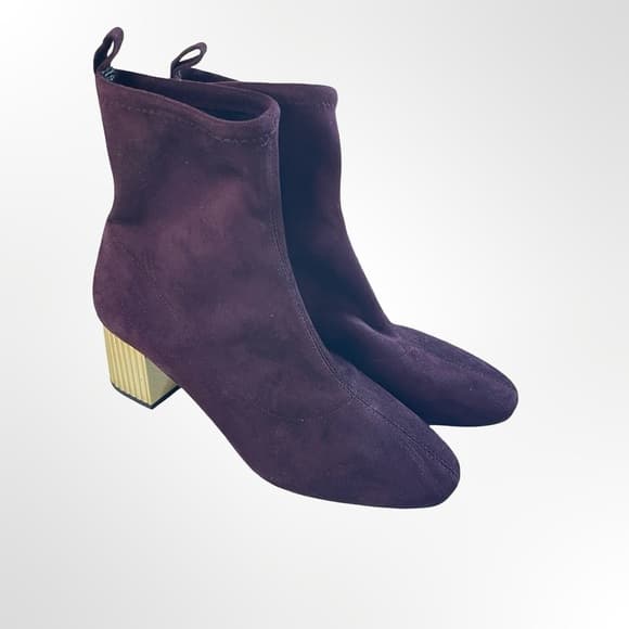 Michael Kors Plum Heeled Boots NWOT in size 8 - Thumbnail 8