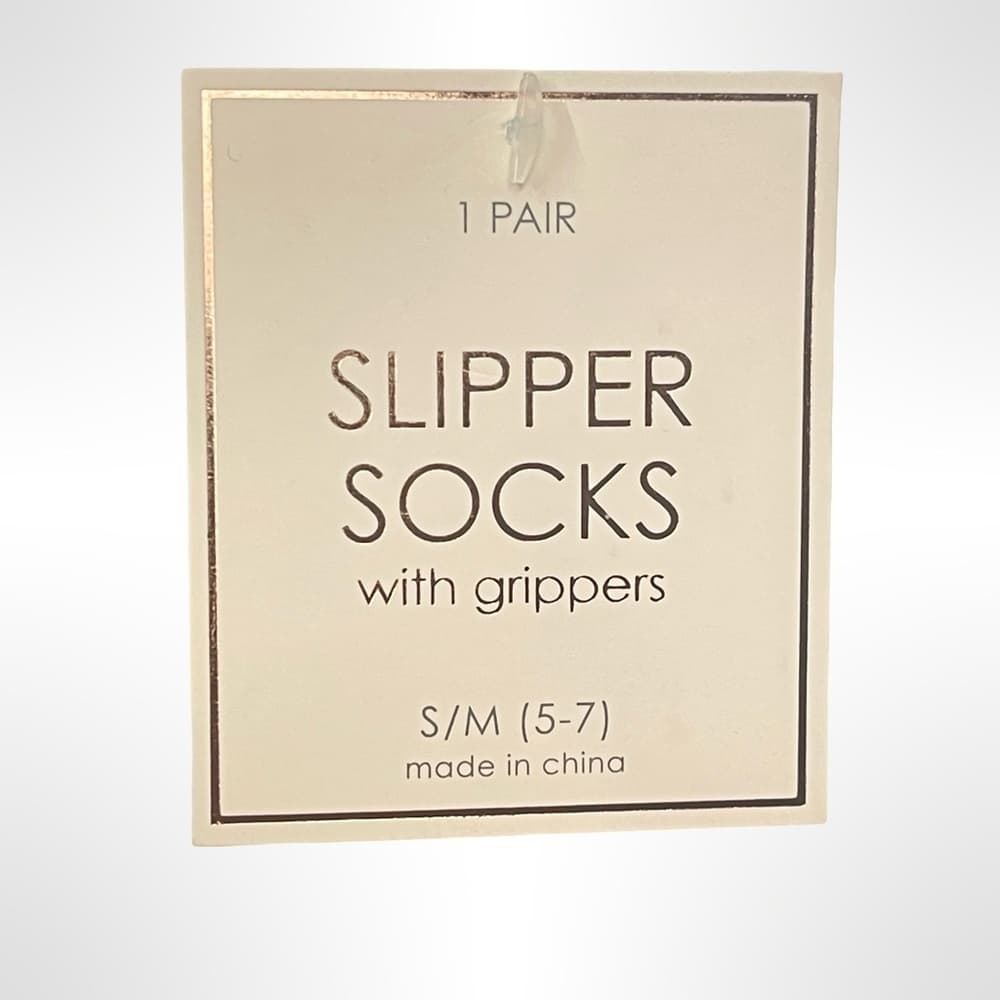 Cozy Fuzzy Slipper Socks in Light Blue NWT - Size S/M - Thumbnail 2
