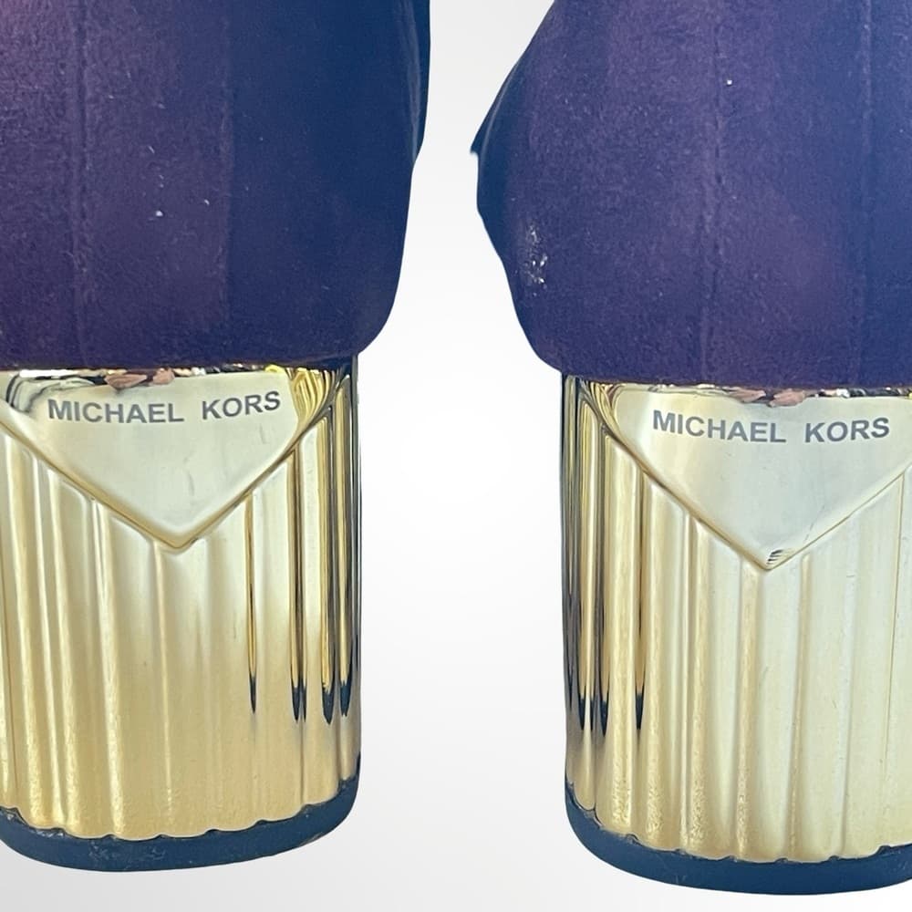 Michael Kors Plum Heeled Boots NWOT in size 8 - Thumbnail 4