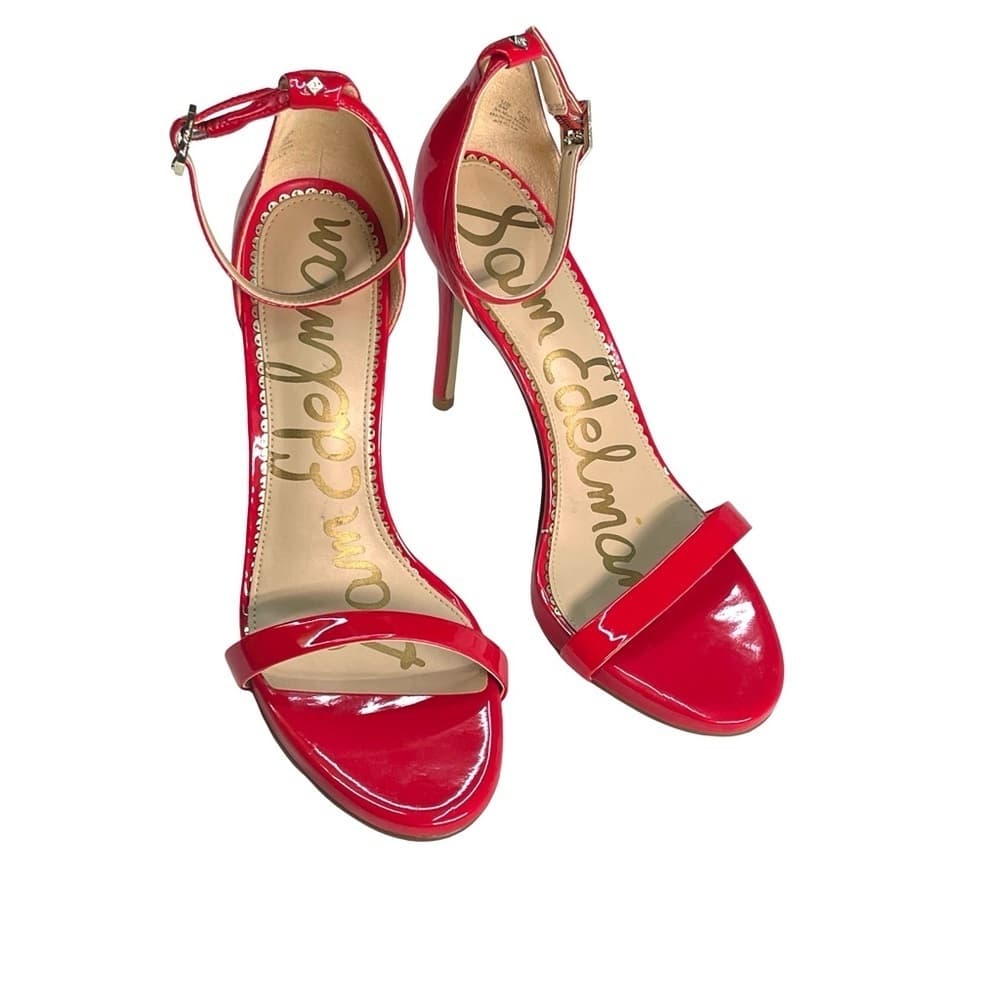 Sam Edelman Ariella Elegant Red Stiletto Heels - Many Sizes Avail - Thumbnail 2