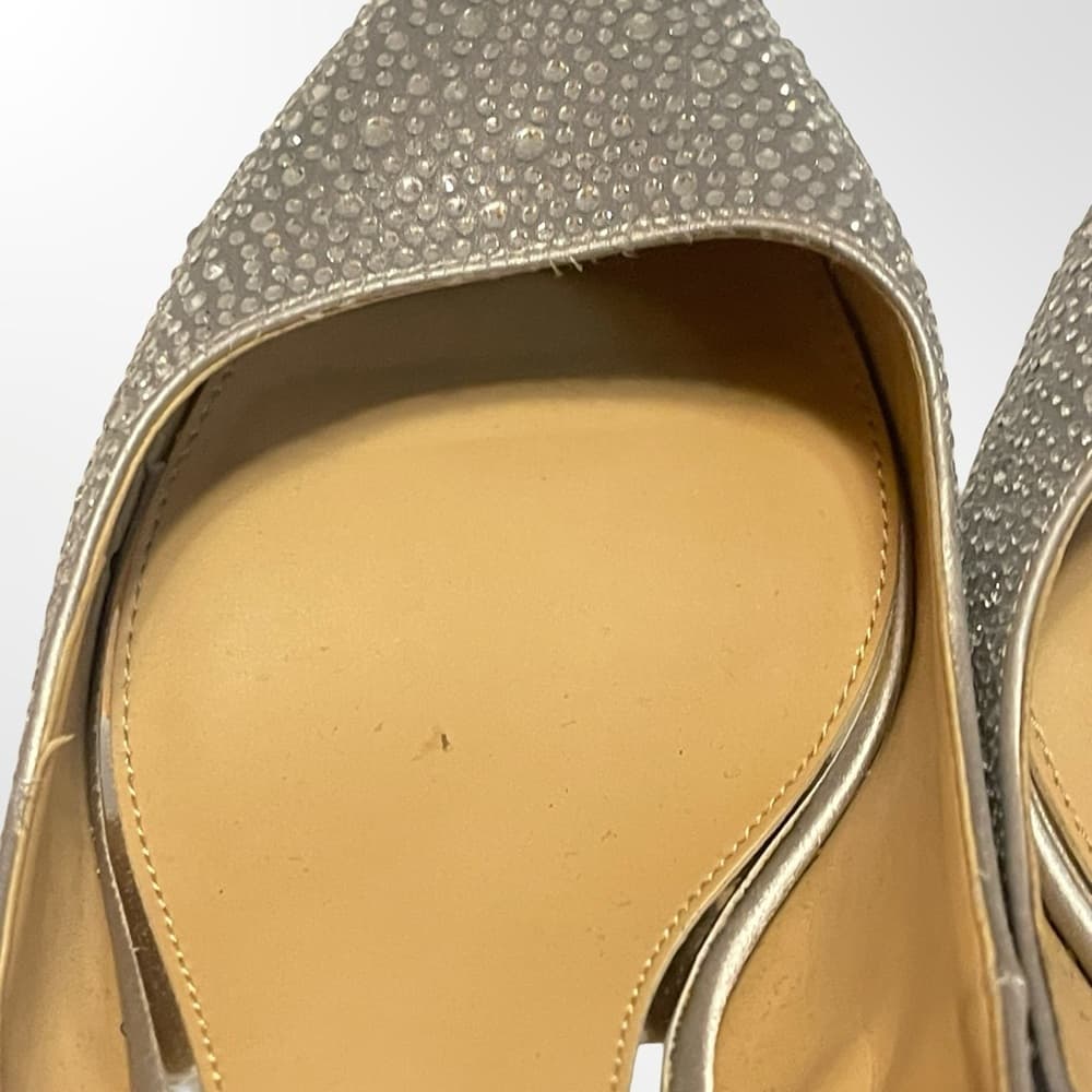 Badgley Mischka Rhinestone Pointed-Toe Pumps in size 11 - Thumbnail 7