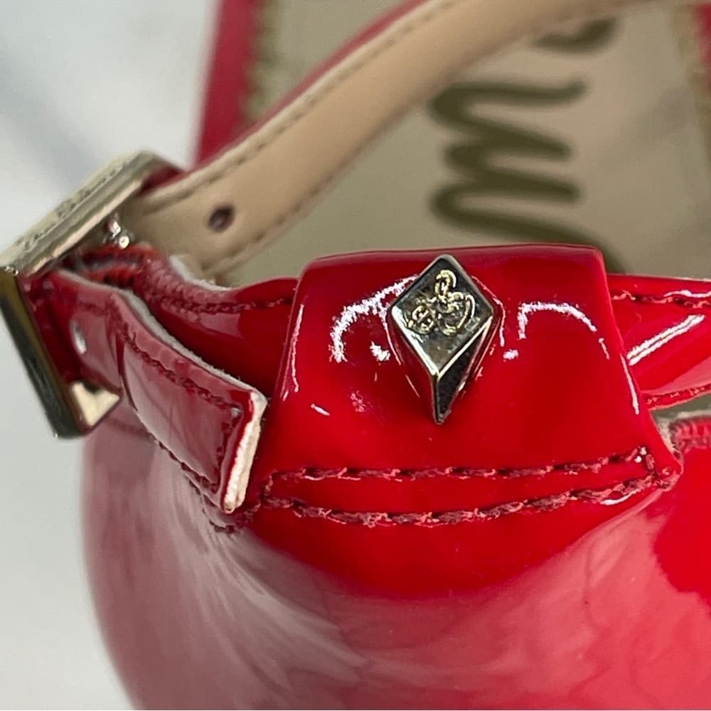 Sam Edelman Ariella Elegant Red Stiletto Heels - Many Sizes Avail - Thumbnail 6