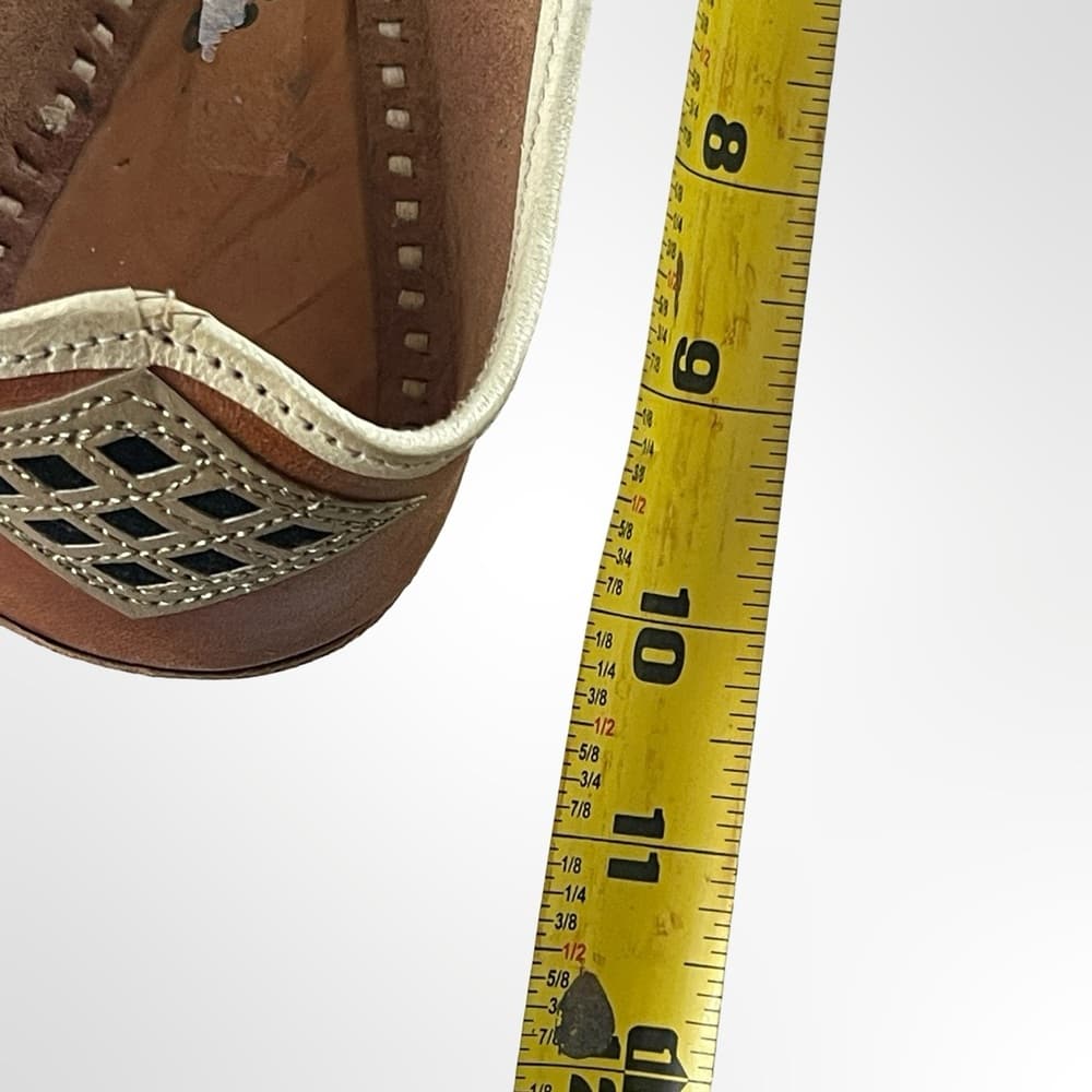 Handmade in Morocco Elegant Brown and Cream Women's shoes - Thumbnail 7