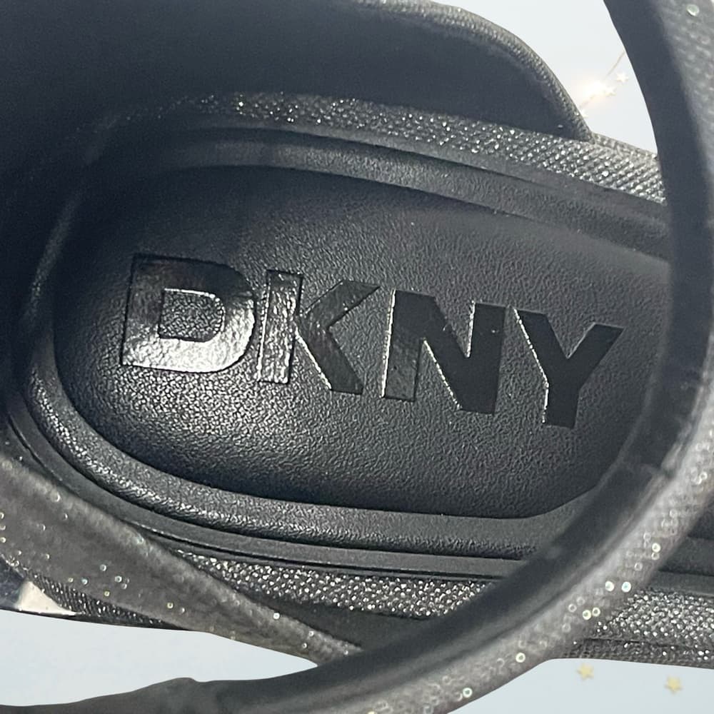 DKNY - Elegant Black Glitter Women's Heels in size 8 NWOT - Thumbnail 11