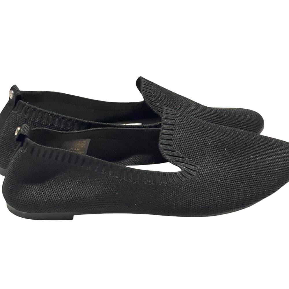 Danskin Black Slip-On Knit Loafers in size 8 - Thumbnail 2