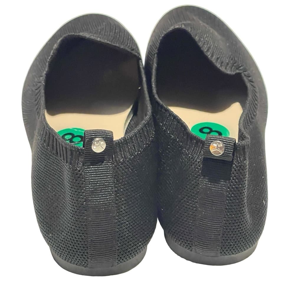 Danskin Black Slip-On Knit Loafers in size 8 - Thumbnail 3