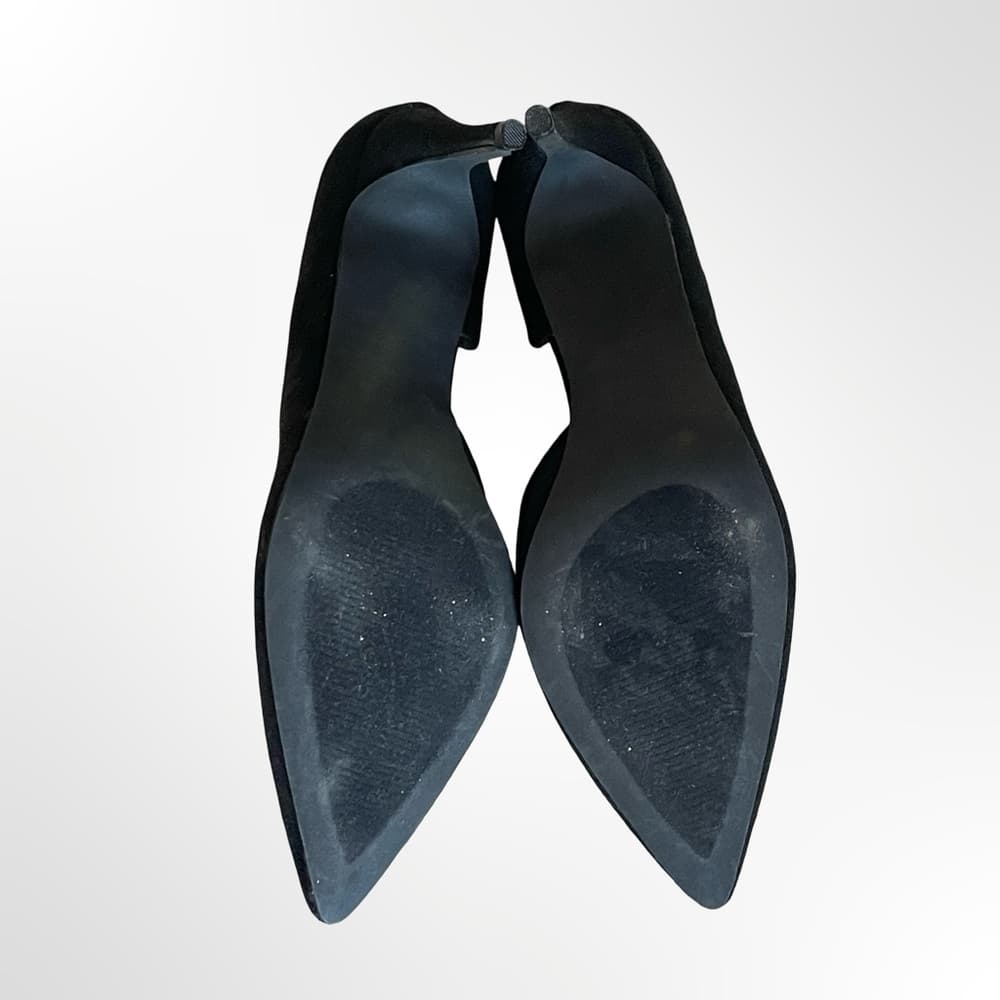 Cushionaire Classic Black Pointed Toe Pumps - Women size 8.5 - Thumbnail 6