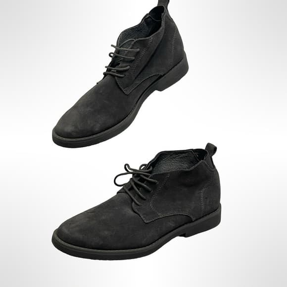Bruno Marc Black Men's Suede Shoes sizes 6.5,7,8.5 & 12 NEW - Thumbnail 11