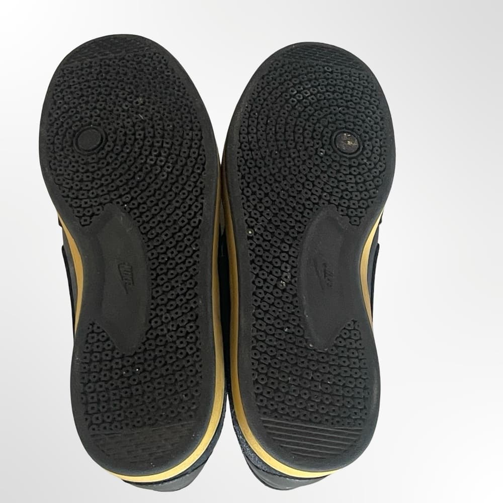 Nike SB Black Suede Low-Top Sneakers with Gold Sole in size 10 - Thumbnail 6
