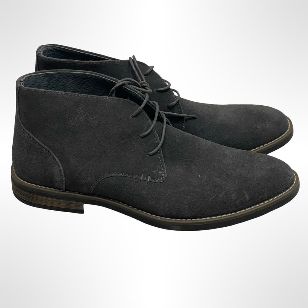 Bruno Marc Black Men's Suede Shoes sizes 6.5,7,8.5 & 12 NEW - Thumbnail 4