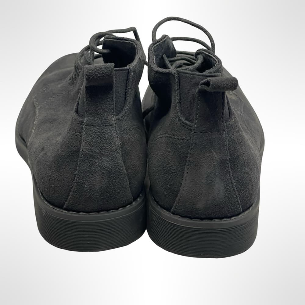 Bruno Marc Black Men's Suede Shoes sizes 6.5,7,8.5 & 12 NEW - Thumbnail 2