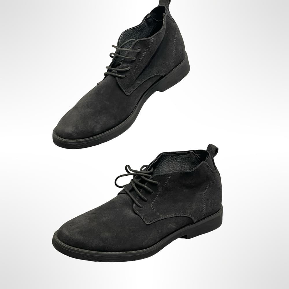 Bruno Marc Black Men's Suede Shoes sizes 6.5,7,8.5 & 12 NEW - Thumbnail 10