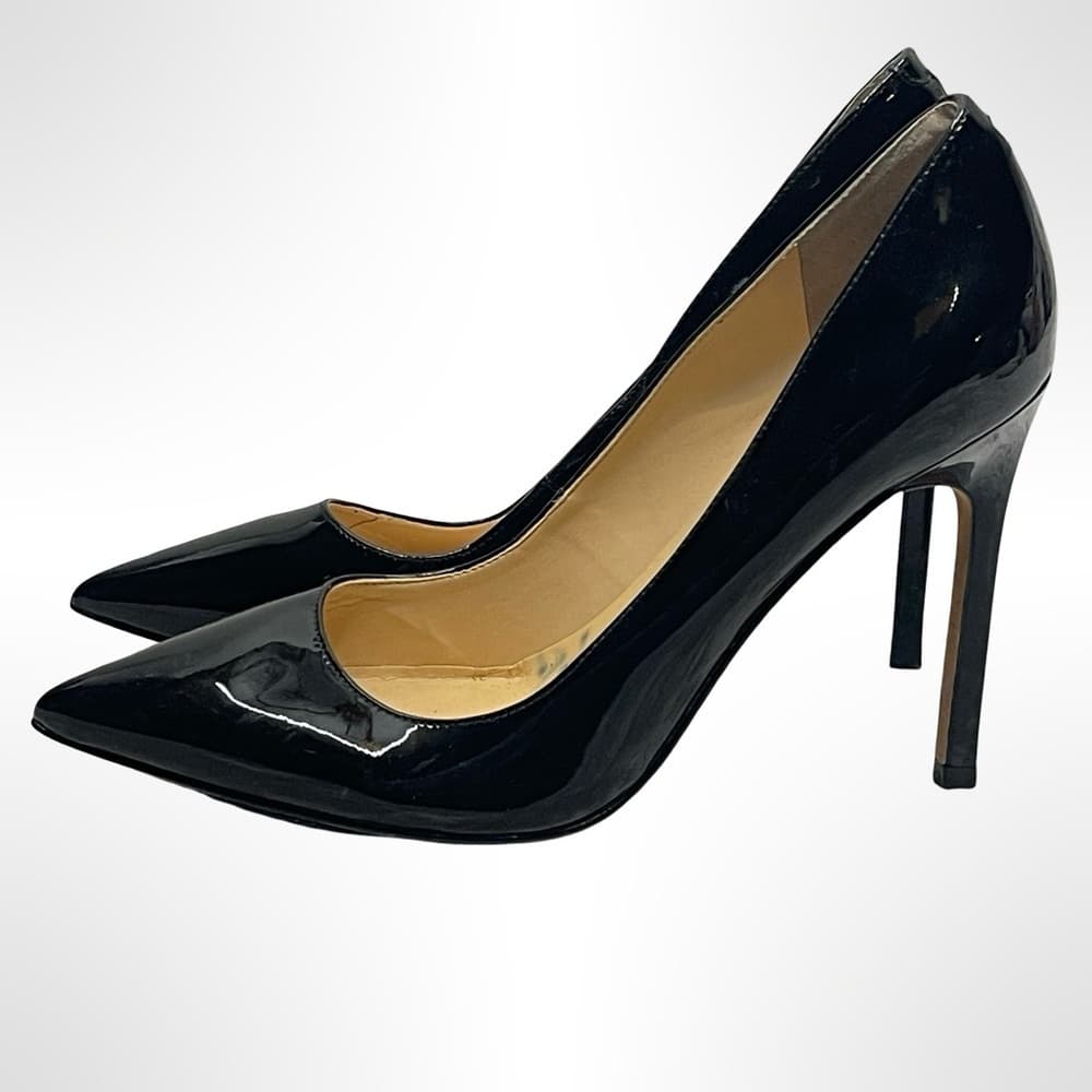 Ivanka Trump pointed toe Black Leather Pumps in size 7 - Thumbnail 3