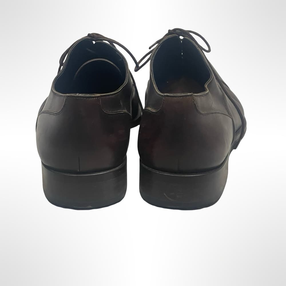 Massimo Emporio Brown Leather Men's Dress Shoes size 12 - Thumbnail 3