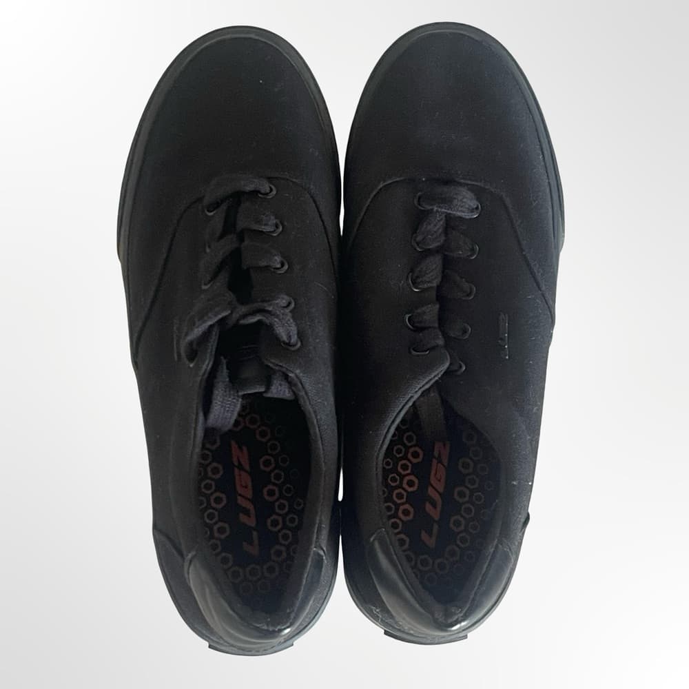 Lugz Men’s Black Canvas Lace-Up Sneakers in size 9 - Thumbnail 4