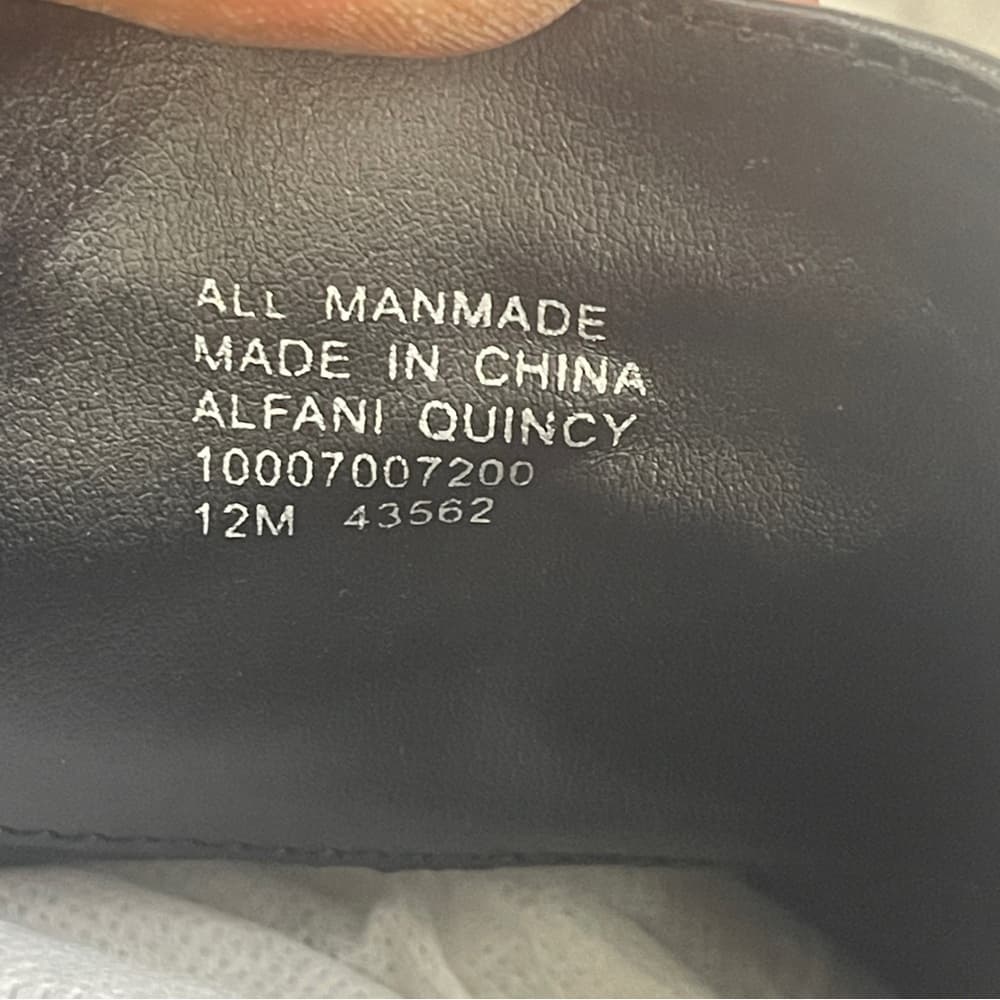 Alfani Black Men's Dress Shoes size 12 - Thumbnail 4