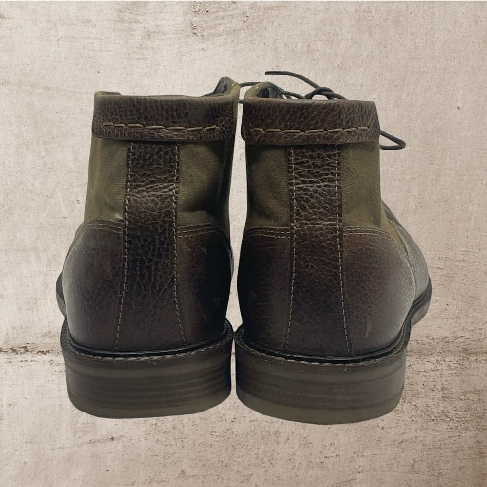Steve Madden P-Karter Men's Brown Leather Ankle Boots s13 - Thumbnail 3