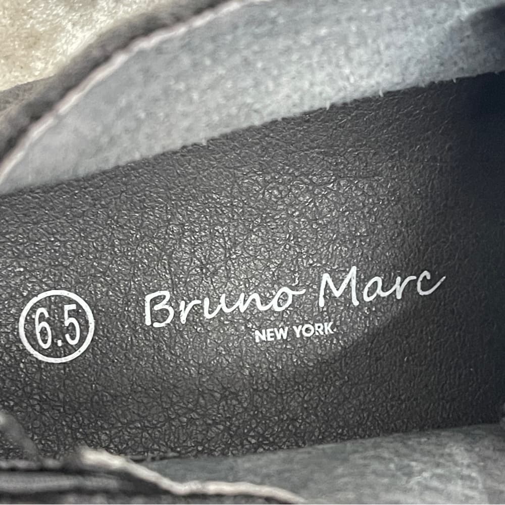 Bruno Marc Black Men's Suede Shoes sizes 6.5,7,8.5 & 12 NEW - Thumbnail 6