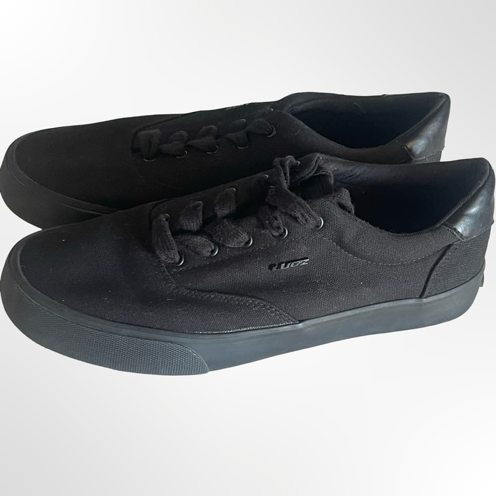 Lugz Men’s Black Canvas Lace-Up Sneakers in size 9 - Thumbnail 3