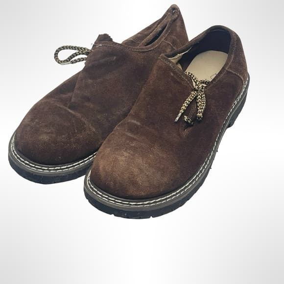 Lederhosen Alpine Men's Brown Suede Shoes size 48 - Thumbnail 6