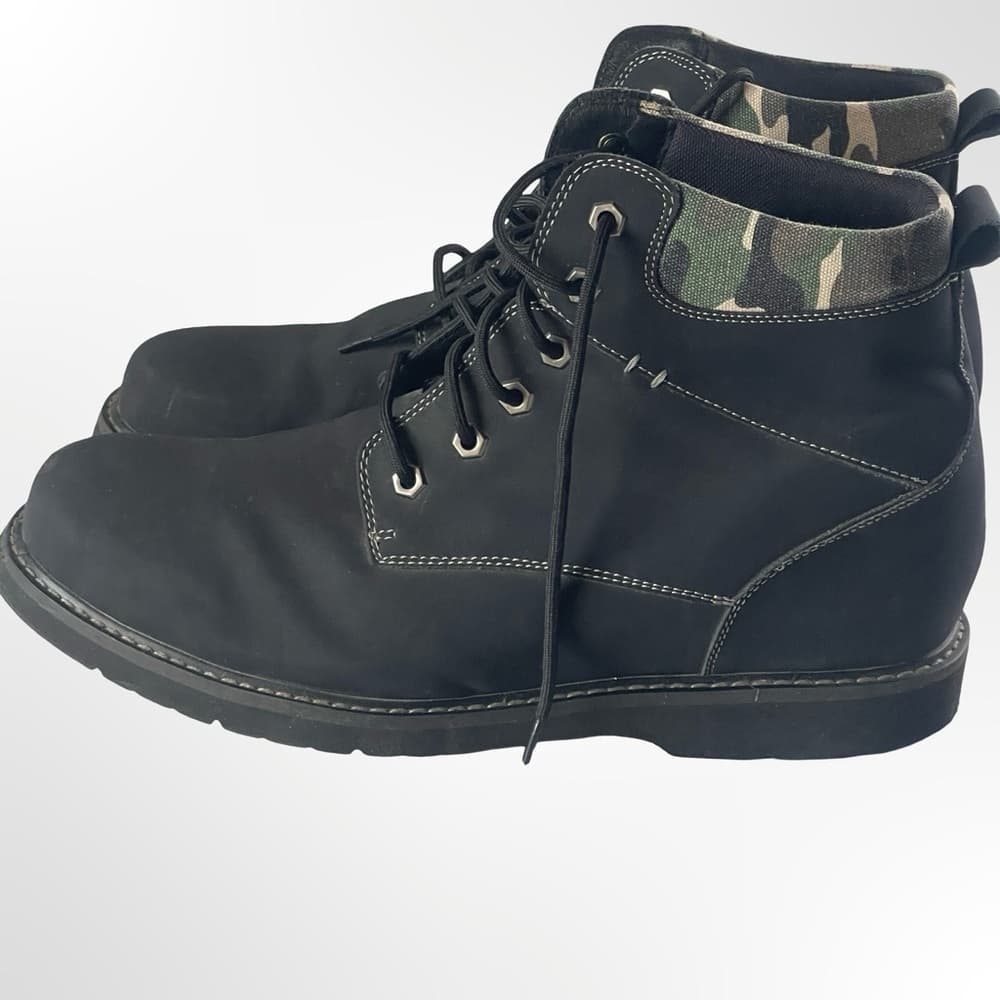 Calto 2" heightened Black Camouflage Men's Boots in size 12 - Thumbnail 8