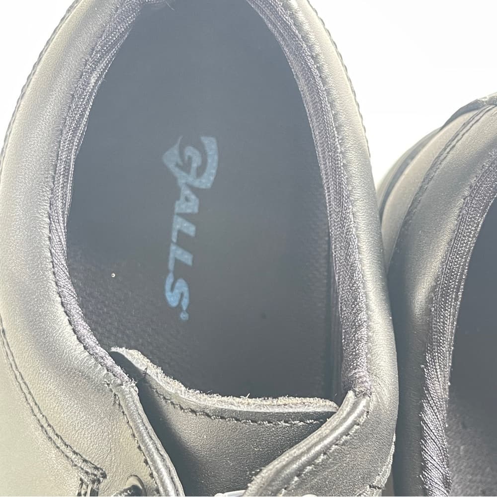 Galls Classic Black Lace-Up Leather Shoes in size 11 - Thumbnail 5