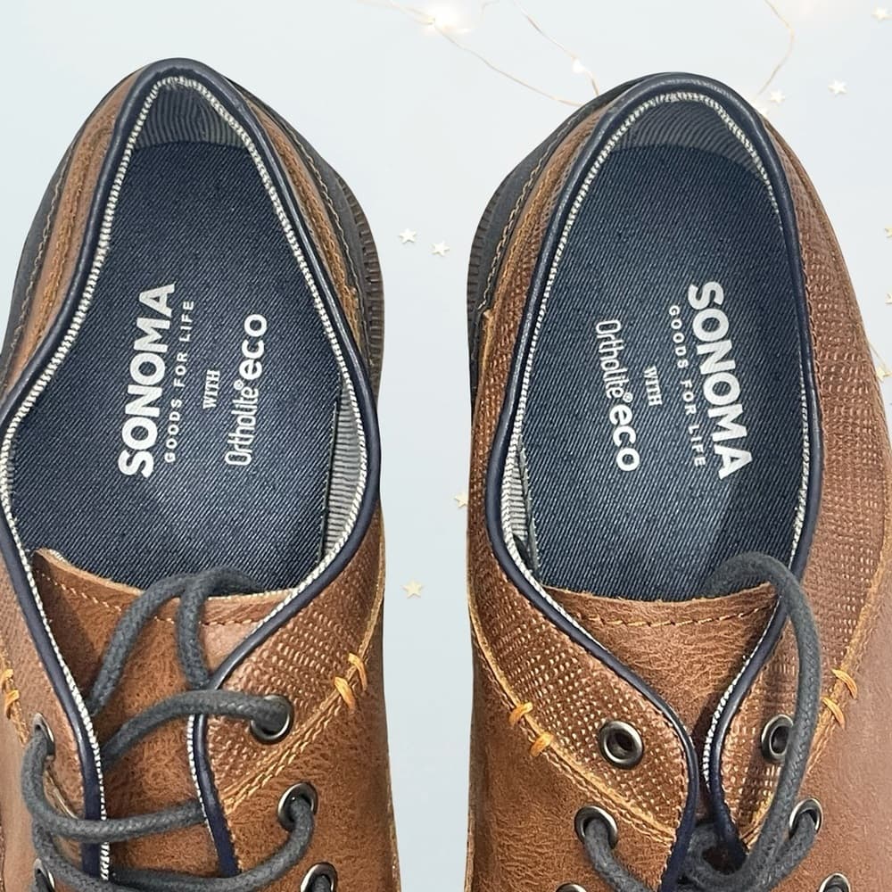 Sonoma Brown and Black Oxfords in size 9.5 - Thumbnail 2