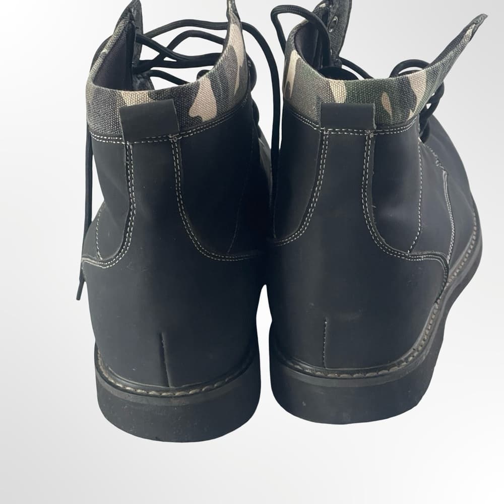 Calto 2" heightened Black Camouflage Men's Boots in size 12 - Thumbnail 3
