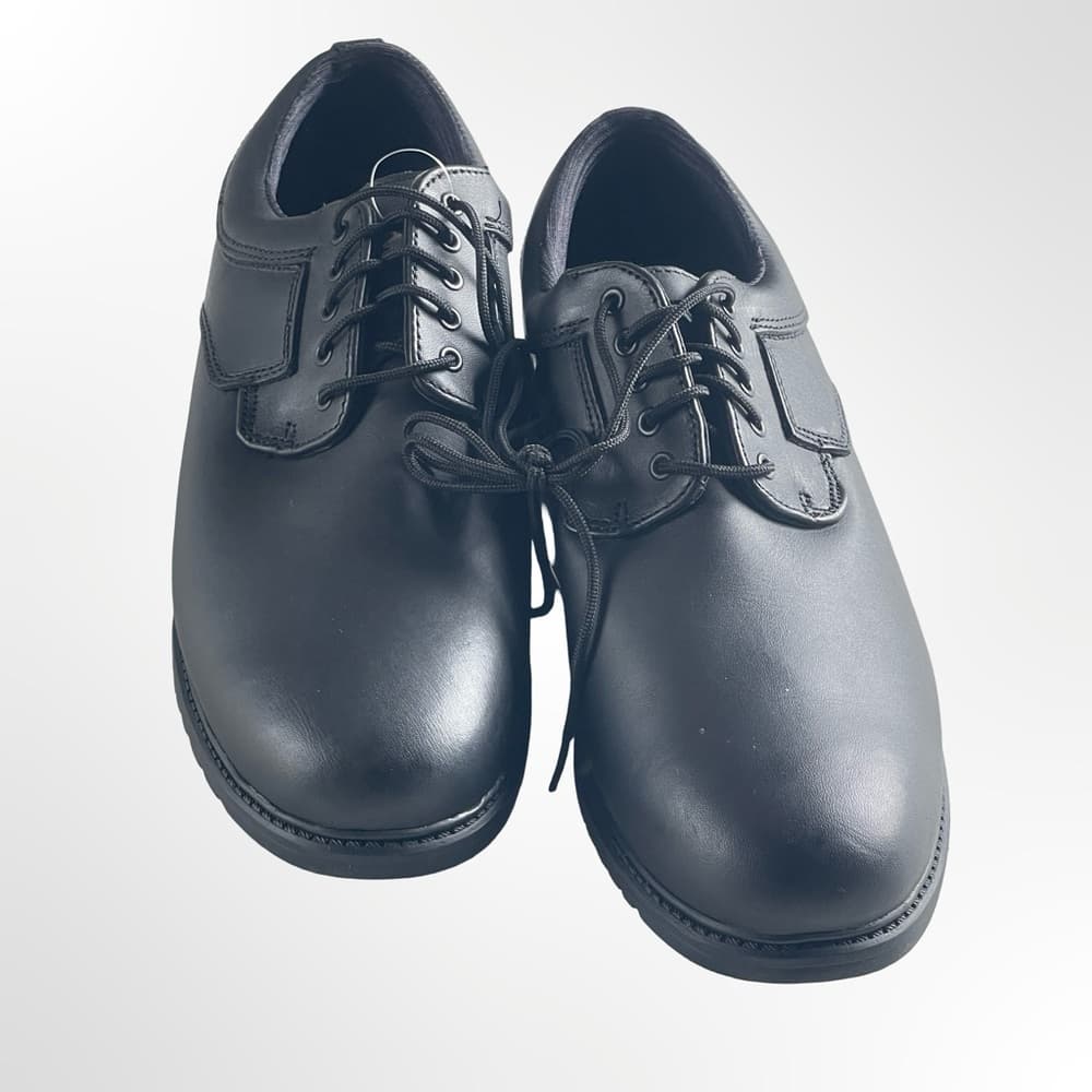Galls Classic Black Lace-Up Leather Shoes in size 11 - Thumbnail 8