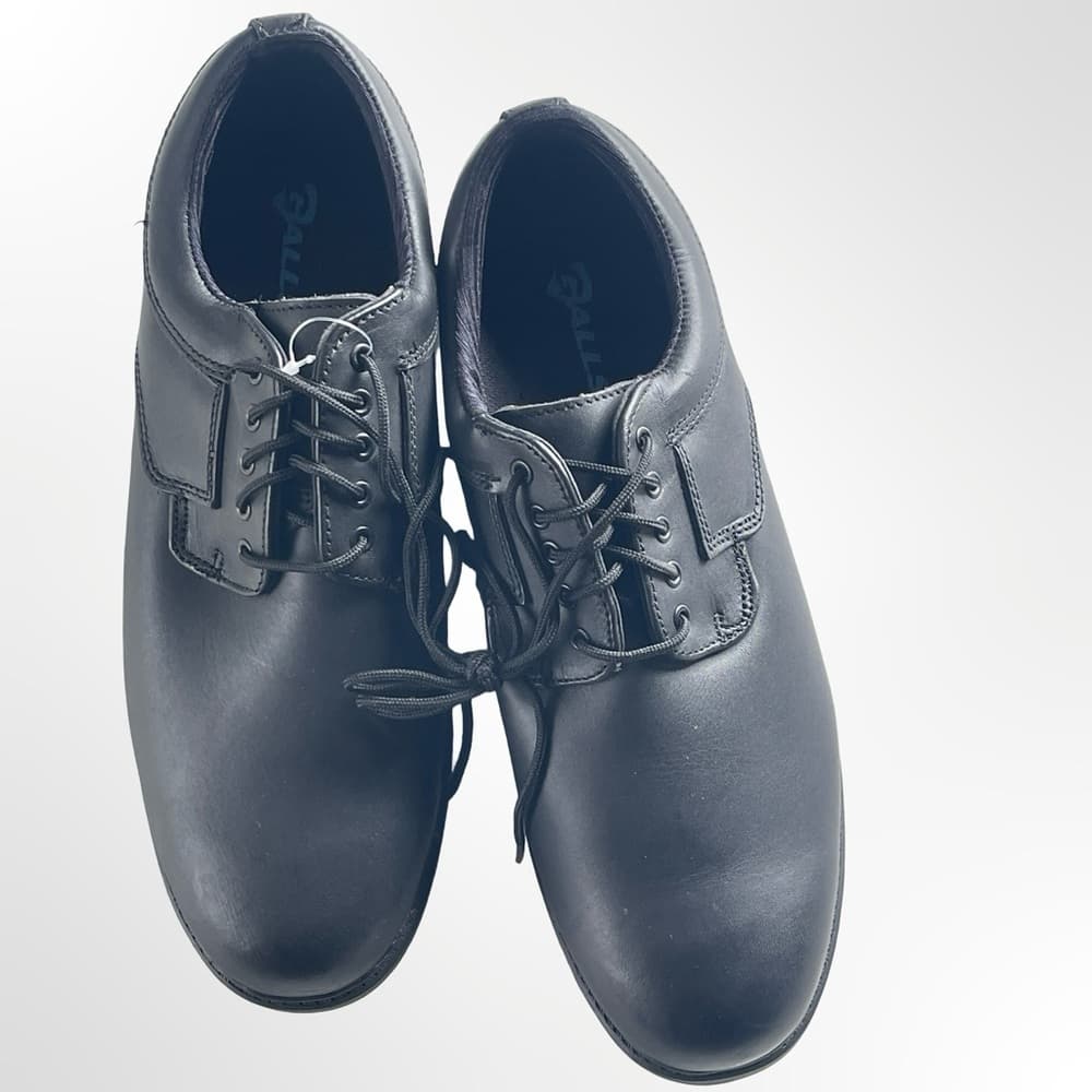 Galls Classic Black Lace-Up Leather Shoes in size 11 - Thumbnail 2