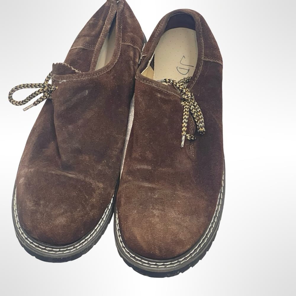 Lederhosen Alpine Men's Brown Suede Shoes size 48 - Thumbnail 3