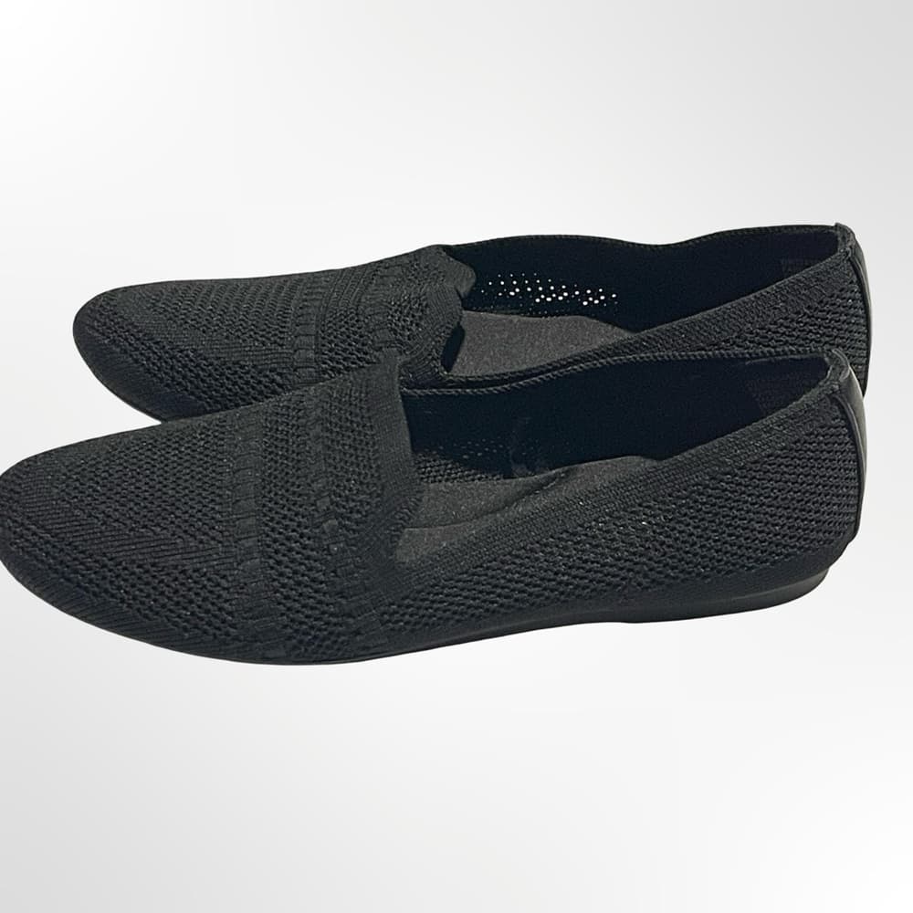 Time and Tru Knit Slip-On Loafers in Black NWOT - Thumbnail 3