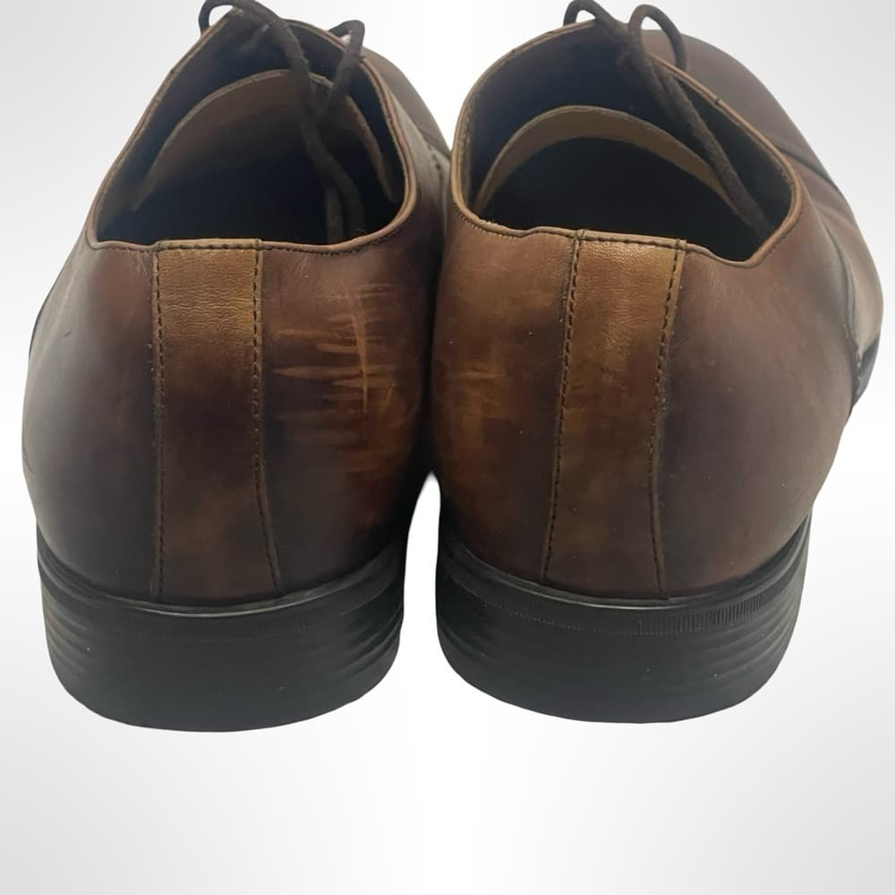 Warfield & Grand Dark Brown Leather Oxfords in size 12 - Thumbnail 3