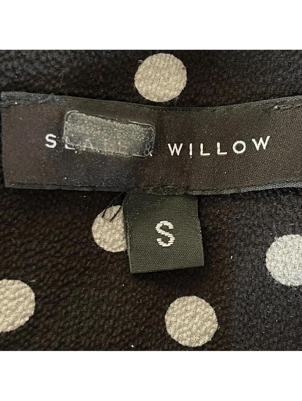 Slate & Willow Black Polka Dot Hem Midi Dress - in size S - Thumbnail 5
