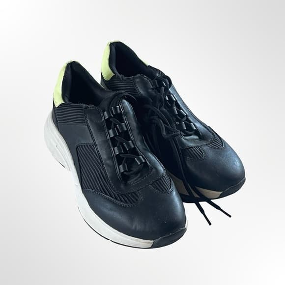 Forever 21 Women's Black Athletic Shoes in size 7 - Thumbnail 7