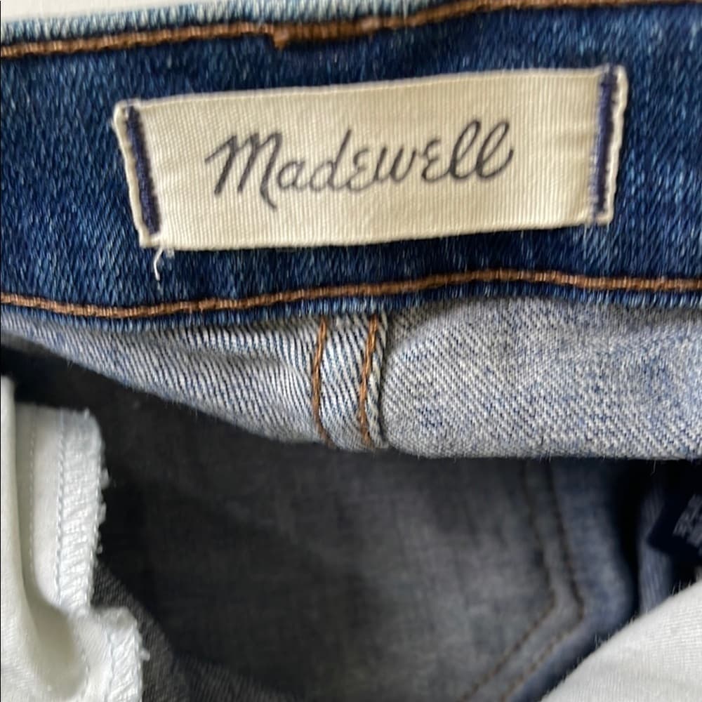 Madewell 10" Women's Skinny Blue Jeans size 23 - Thumbnail 5