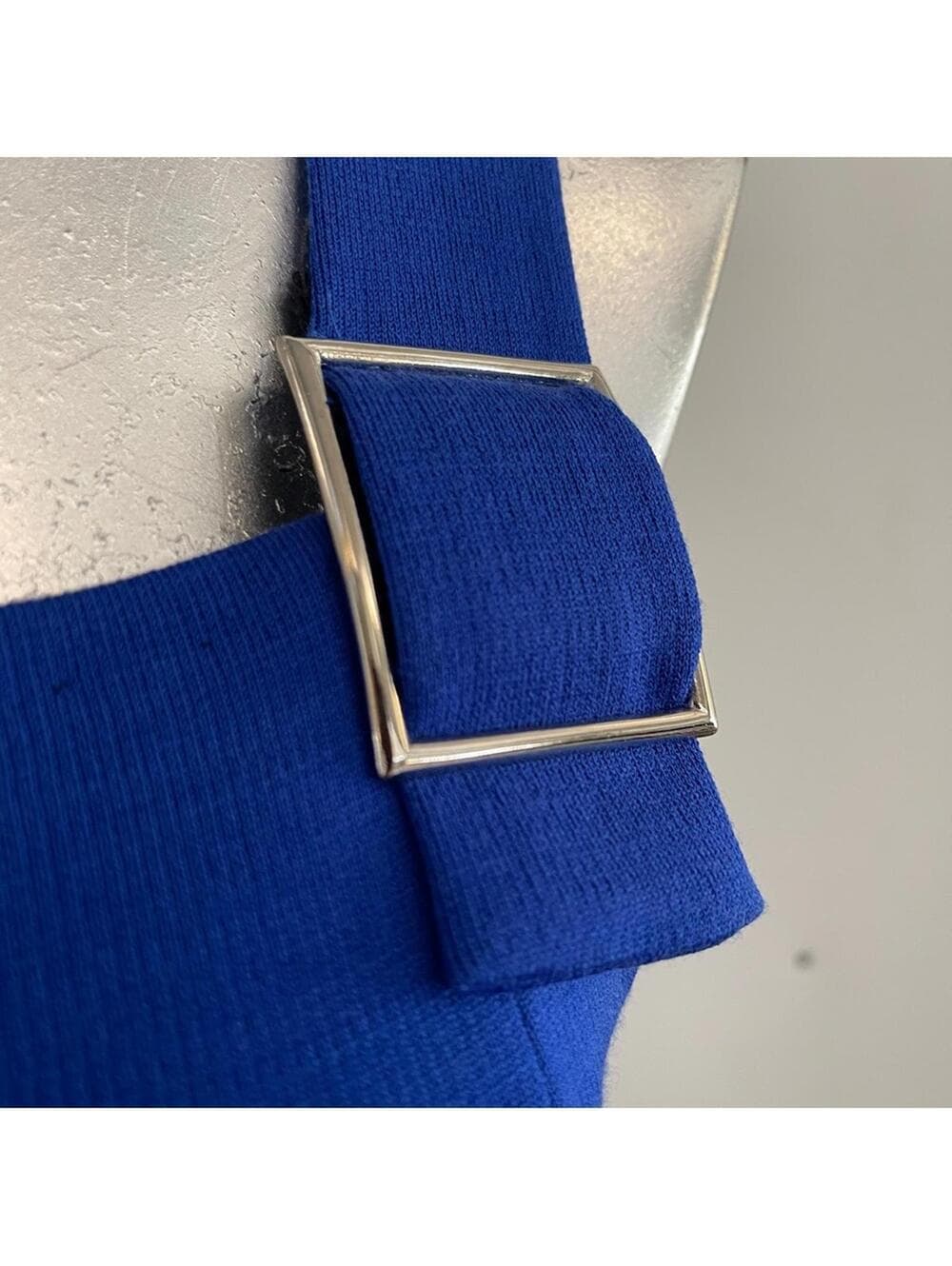 Blue Sleeveless Mini Dress in size M - Thumbnail 5
