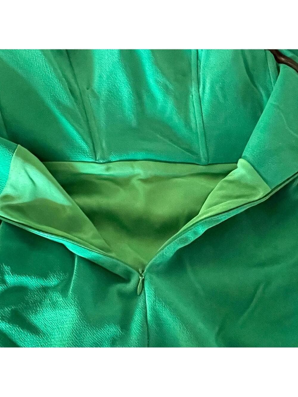 Aida Elegant Green Strapless Dress - Thumbnail 6
