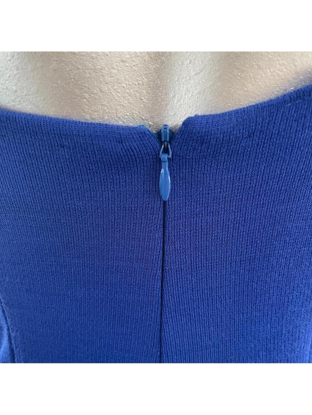 Blue Sleeveless Mini Dress in size M - Thumbnail 4