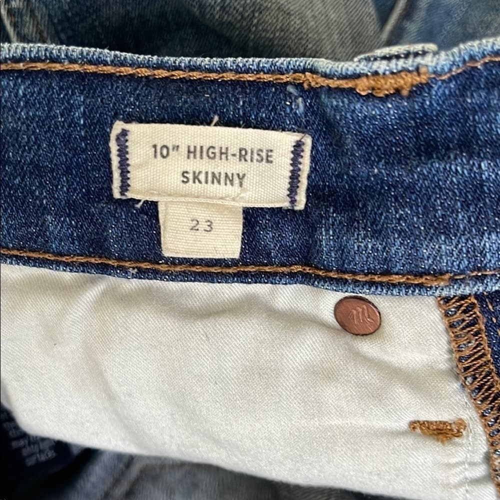 Madewell 10" Women's Skinny Blue Jeans size 23 - Thumbnail 6