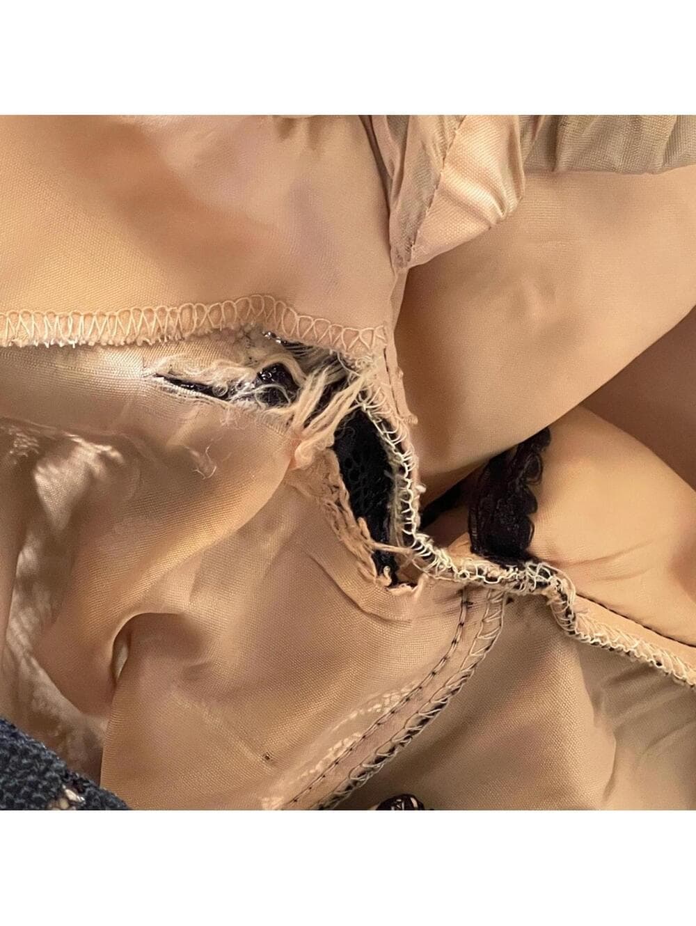 De Laru Black and Tan Lace Tulle Dance Costume Dress in 11 - Thumbnail 4