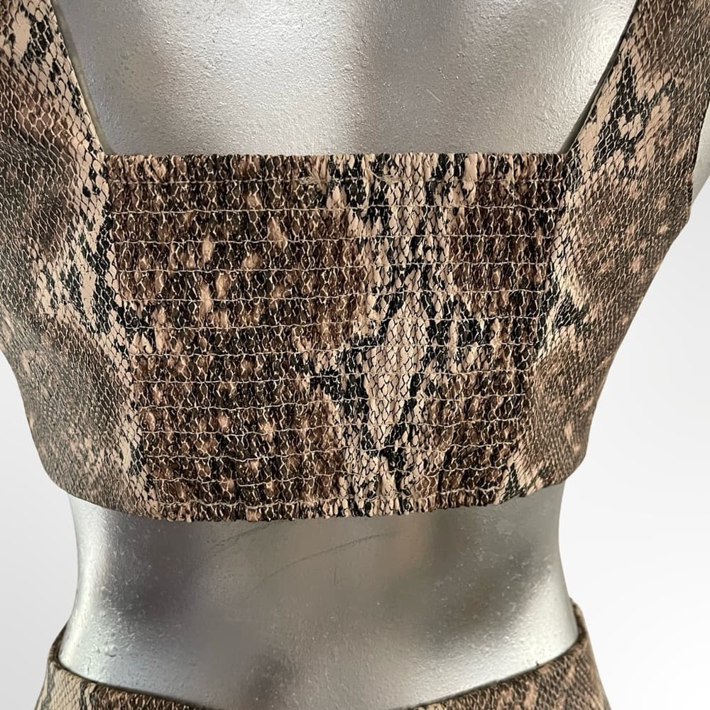 Cute Forever 21 Brown Snake Print Set in size S - Thumbnail 3
