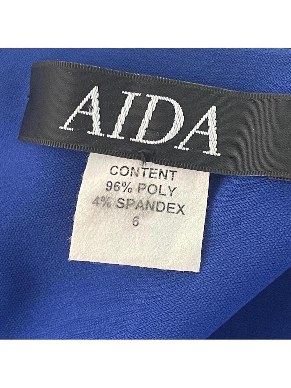 Elegant Aida One-Shoulder Blue Dress - Thumbnail 4