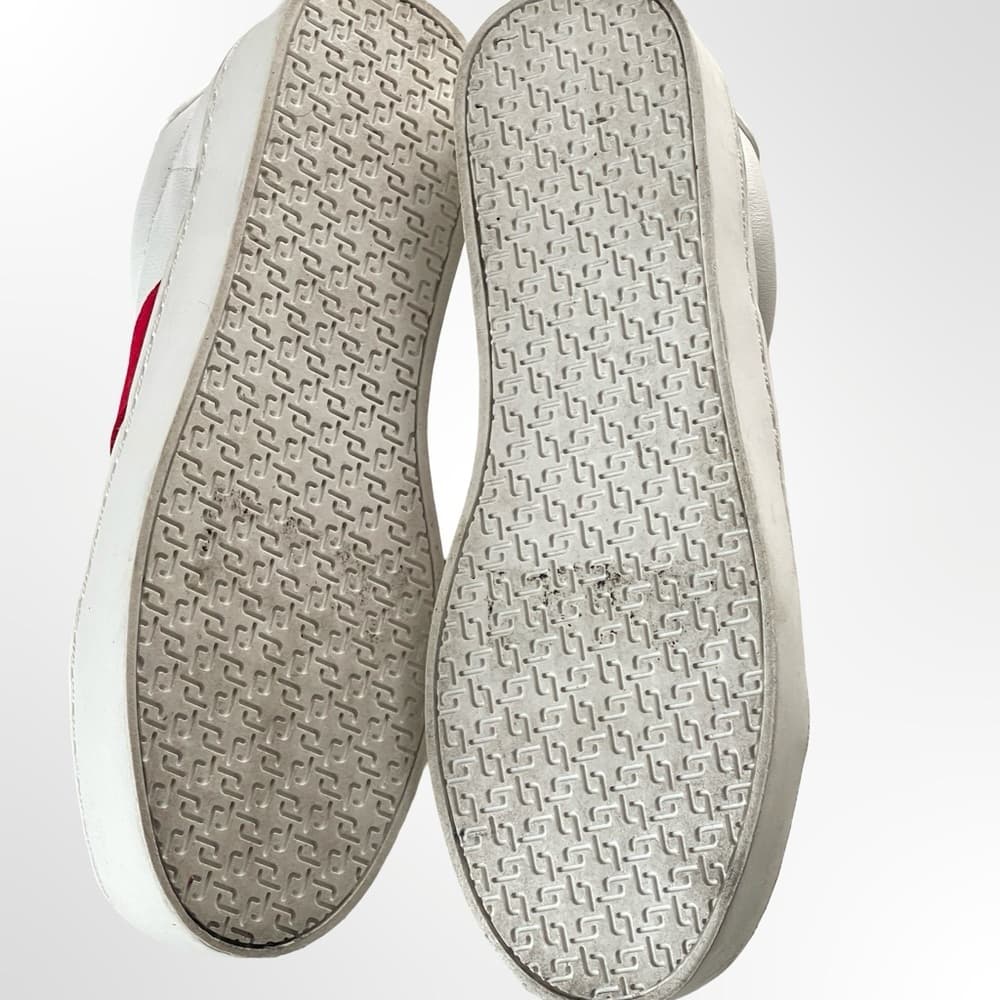 Forever 21 White Sneakers with Red Stripe in size 6 - Thumbnail 3