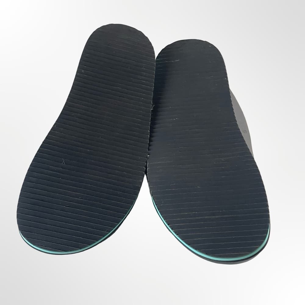 HAUS Black Slip-On Clogs with Teal Accent in Women's size 8.5 - Thumbnail 4