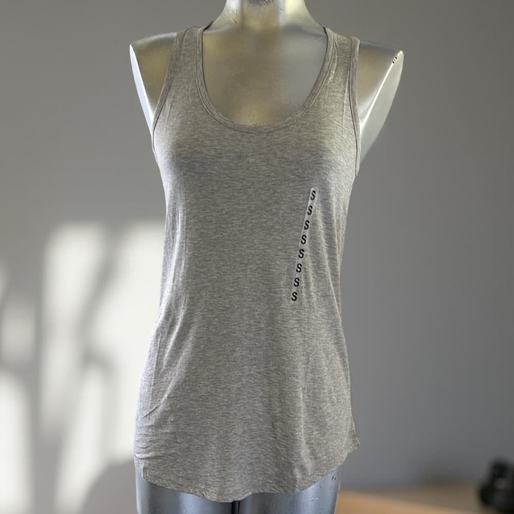 Gray Sleeveless Women's Top - Thumbnail 4