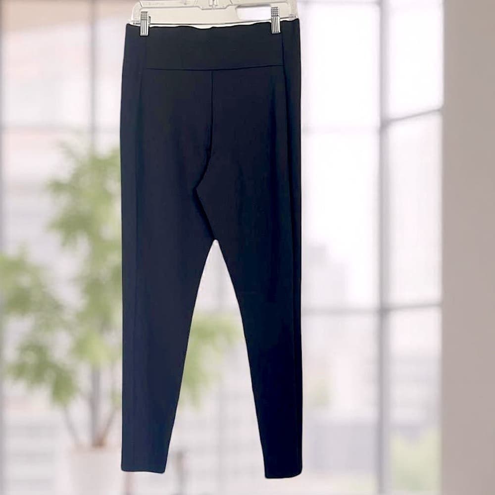 H&m Black High-Waisted Thick Leggings Size M, L - NWT - Thumbnail 4