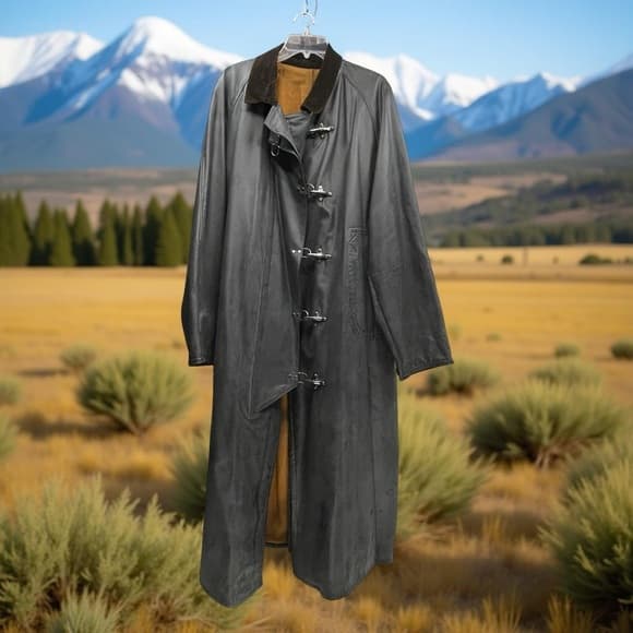 One of a Kind made for Hollywood Western Long Coat - size 48 - Thumbnail 10