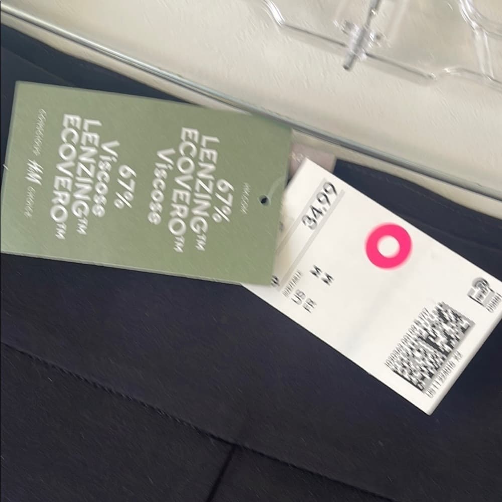 H&m Black High-Waisted Thick Leggings Size M, L - NWT - Thumbnail 2