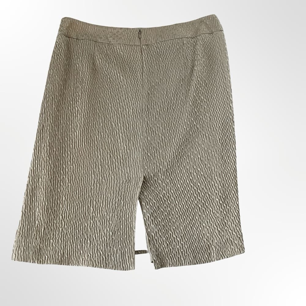 Armani Collezioni Cream Textured 2pc Suit - Thumbnail 5